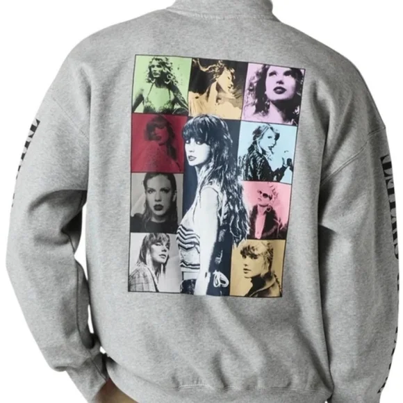 Taylor Swift Eras Tour 1/4 zip size Large - Picture 9 of 9
